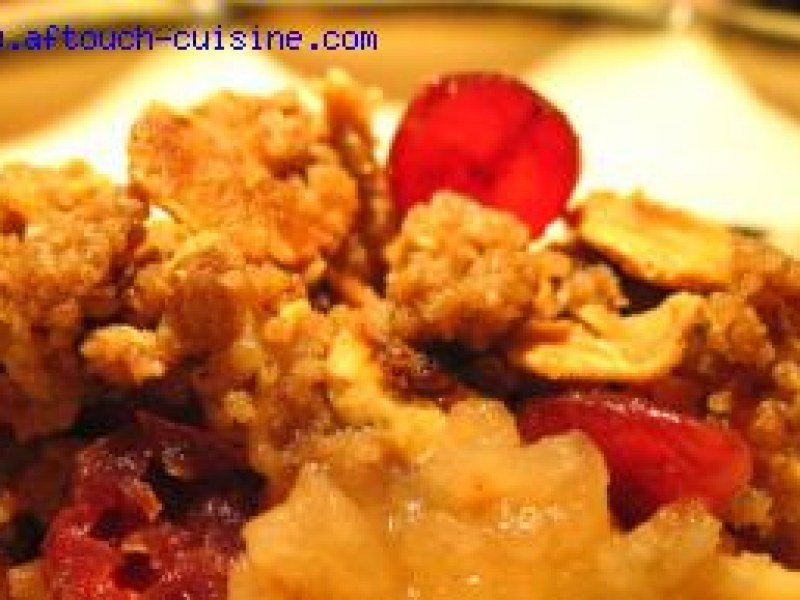 Recette Crumble aux Reinettes - Chef Patrick Asfaux