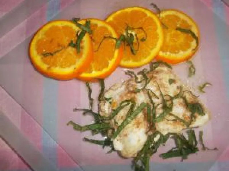Recette Sea Bass with Orange - Chef Patrick Asfaux