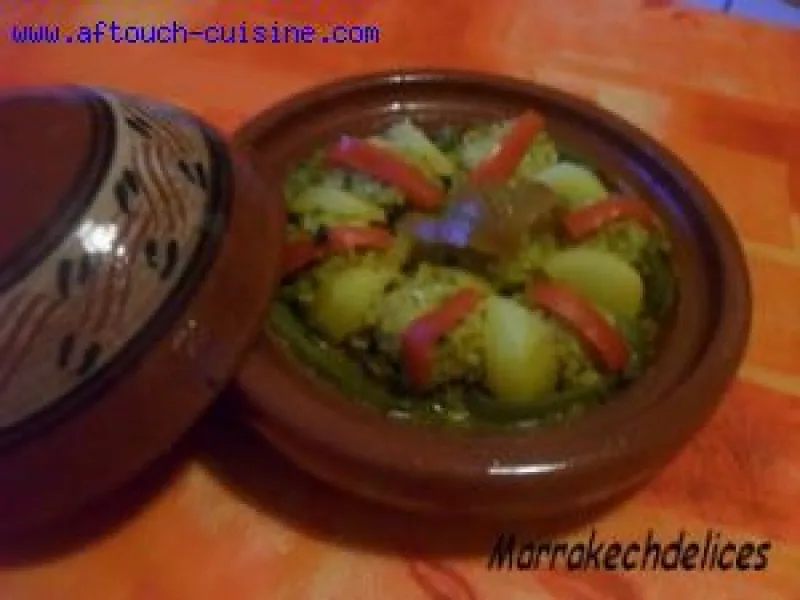 Recette Tagine of Haddock in Meatballs - Chef Patrick Asfaux