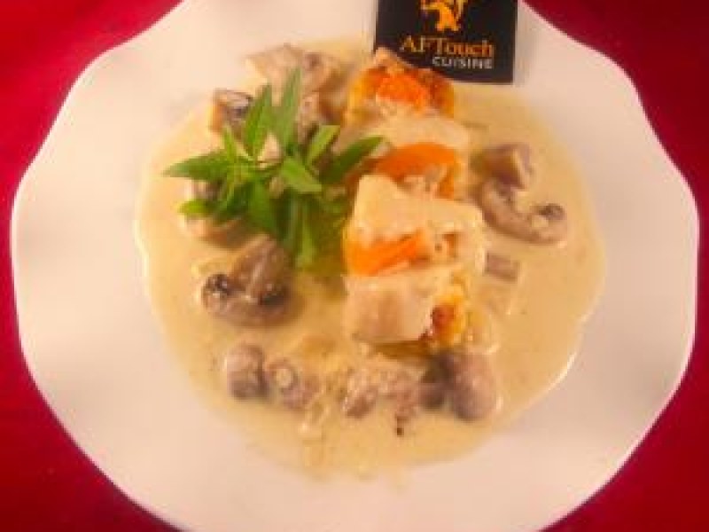 Recette Méli mélo st jacques et quenelle de brochet a la parisienne - Chef Patrick Asfaux