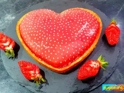 Recette Tarte cœur de fraises