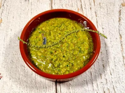Recette Green Onion Stem Pesto