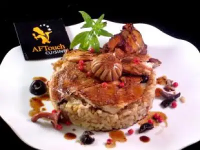 Recette Aiguillettes de Faisane risotto