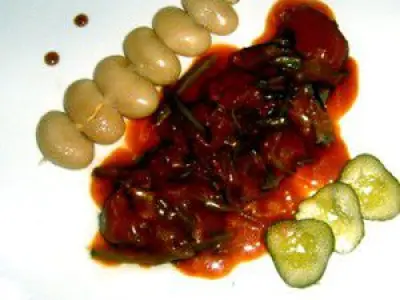 Recette Aiguillettes de langues de porc