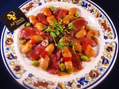 Recette Aiguillettes de magret de canard a la soissonnaise