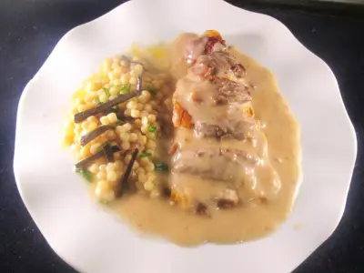 Recette Aile de volaille fermière et morilles fraîches