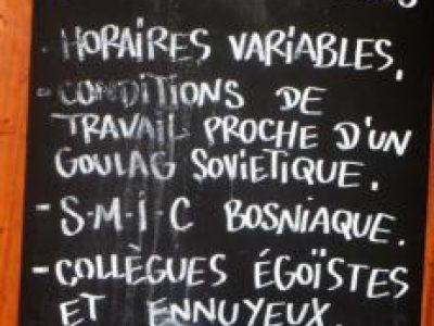 Recette Ardoise humoristique