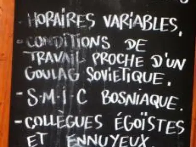 Recette Ardoise humoristique