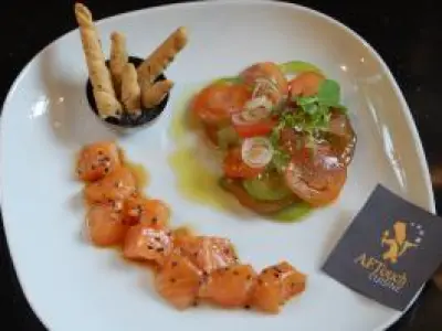 Recette Tartare de saumon frais au sésame