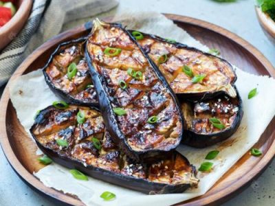 Recette Aubergines grillées à l'espenade