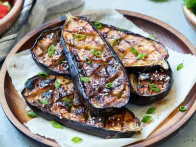 Recette Aubergines grillées à l'espenade