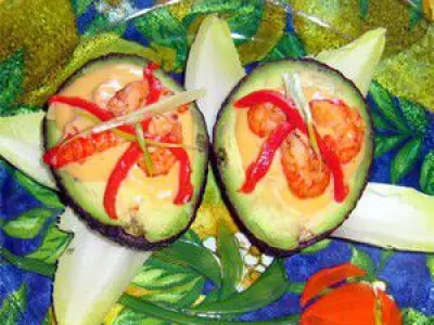Recette Avocats aux écrevisses