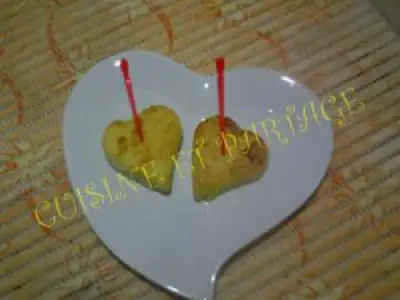 Recette Bouchées de polenta au beaufort