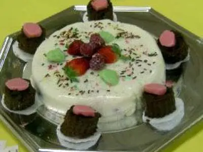 Recette Bavarois aux fraises et framboises