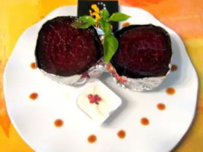 Recette Betterave rouge cuite en croûte de sel