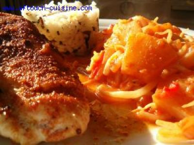 Recette Blancs de poulet au curry