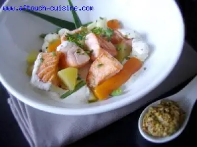 Recette Blanquette de saumon