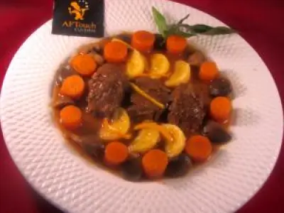 Recette Boeuf aux carottes et clémentines