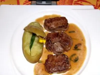 Recette Bouchons d'agneau rôtis à l'estragon