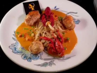 Recette Bouchons de volaille aux écrevisses