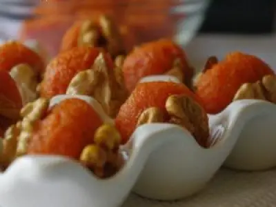 Recette Boules de potiron et noix