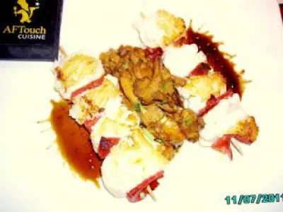 Recette Brochette de filets de soles