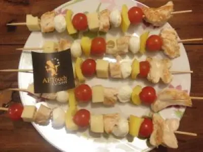 Recette Brochettes de dindes