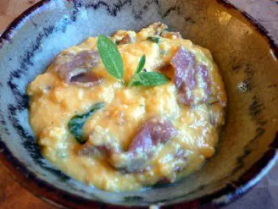 Recette Brouillade d'oeufs à la sauge