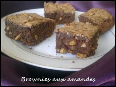 Recette Brownies aux amandes