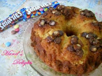Recette Cake couronne aux smarties et à l'orange