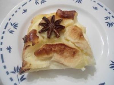 Recette Clafoutis aux pommes-vanille et anis etoile