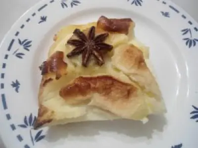 Recette Clafoutis aux pommes-vanille et anis etoile