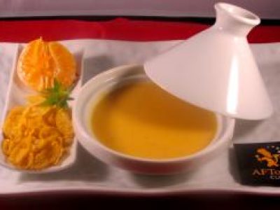 Recette Creme de potiron et clementines corses