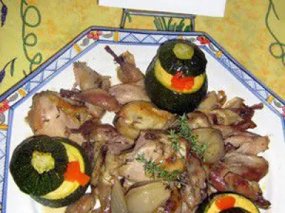 Recette Cailles rôties