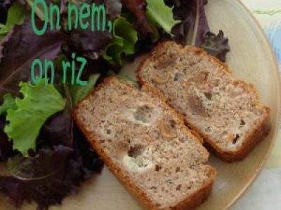 Recette Cake chataigne roquefort et figues