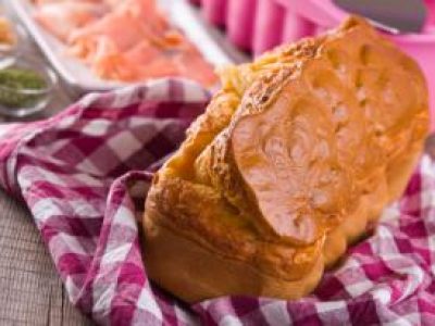Recette Cake à la truite fumée