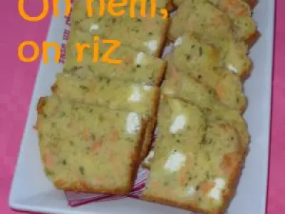 Recette Cake saumon feta