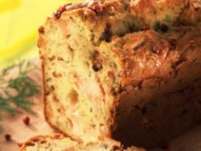 Recette Cake au saumon fumé