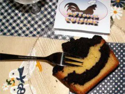 Recette Cake marbré au chocolat