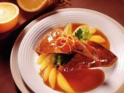 Recette Canard à l'orange