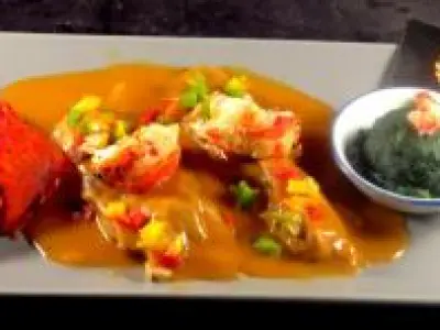 Recette Cannelloni de Homard et petits Paris