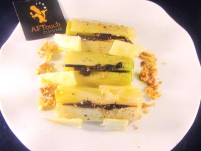 Recette Canons de blancs de poireaux et truffes