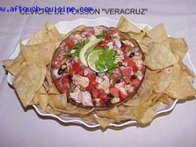 Recette Ceviche de poisson Veracruz
