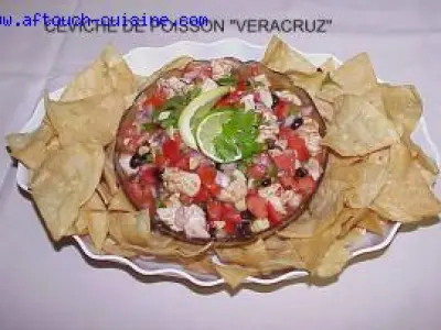 Recette Ceviche de poisson Veracruz