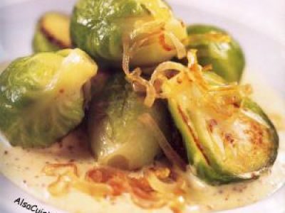 Recette Choux de Bruxelles aux deux moutardes
