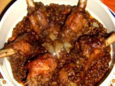 Recette Cocotte de manchons de canard gras