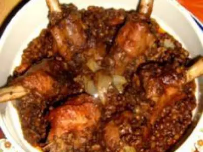 Recette Cocotte of Fat Duck Drumsticks