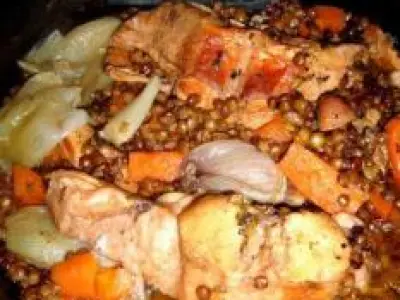 Recette Cocotte de râbles de lapin à la mélisse