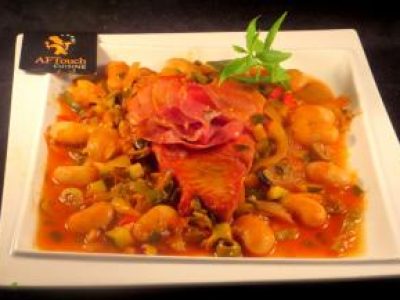 Recette Coeurs de Thon rouge de ligne et Soissons à la Basquaise