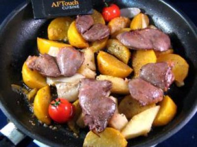 Recette Coeurs de canard gavés rôtis